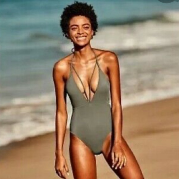 PINK Victoria's Secret Other - Victoria Secret PINK green one piece swimsuit